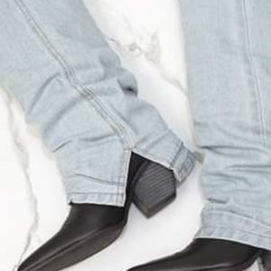 Women's Denim Cowboy Boots